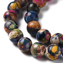 Natural Imperial Jasper Beads Strands&nbsp;G-I122-8mm-28