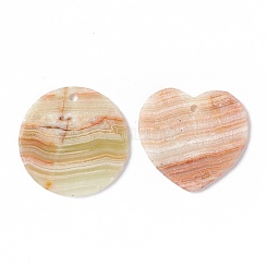 Natural Jade Pendants&nbsp;G-B030-26