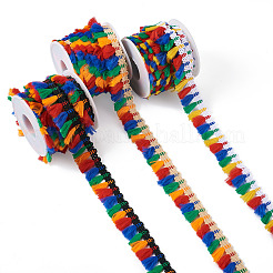 30 Yards 3 Rolls Polyester Tassel Fringe Trimming&nbsp;OCOR-MP0001-04