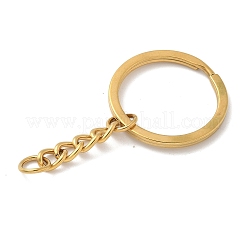 304 Stainless Steel Split Key Rings&nbsp;STAS-D127-04G