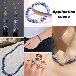 3Strands 3 Styles Natural Sodalite Round Bead Strands&nbsp;G-PA0001-41