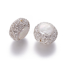 Natural Cultured Freshwater Pearl Beads&nbsp;PEAR-F015-25