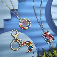 Hollow Alloy Kitten Open Back Bezel Pendants&nbsp;PALLOY-OC0002-64