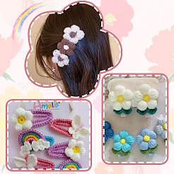 48Pcs 12 Color Handmade Cotton Knitting Ornament Accessories&nbsp;DIY-SC0031-61