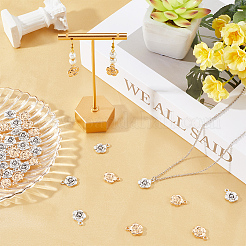 60Pcs 2 Colors Tibetan Style Alloy Pendants&nbsp;FIND-SC0010-55