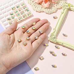 プレシオサ® マキシマ クリスタル 縫い付けカップ  マルチ連リンク  チェコクリスタル  真鍮製爪付き台座付き  719 39 056 ナベット  ゴールドカラー  00030 200 クリスタル アブ  10x5mm&nbsp;LS-Y-PRC-SE10-00030-200-G