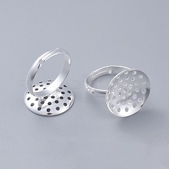 Adjustable Brass Ring Components&nbsp;KK-G114-S