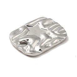 Tarnish Resistant 304 Stainless Steel Pendant Cabochon Settings&nbsp;STAS-E176-16P