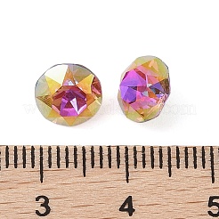 Glass Rhinestone Cabochons&nbsp;RGLA-L029-09B-HELA