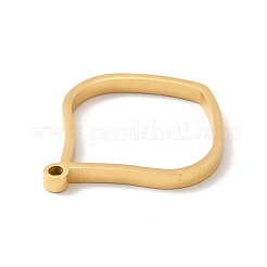 Ion Plating(IP) 304 Stainless Steel Open Back Bezel Pendants&nbsp;STAS-K208-18