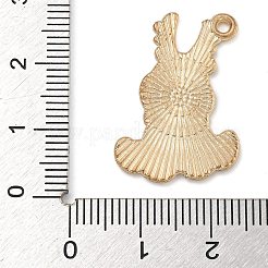 クリスマステーマ合金エナメルペンダント  ライトゴールド  鉛フリー＆カドミウムフリー  トナカイ  25.5x18x1mm  穴：1.6mm&nbsp;ENAM-Z019-01E