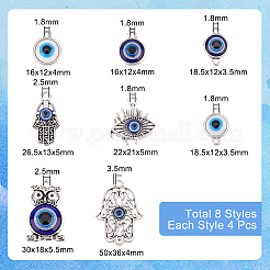 Evil Eye Jewelry Making Finding Kit&nbsp;FIND-PH0008-04