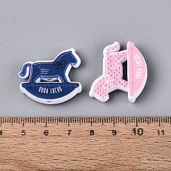 Printed Opaque Acrylic Beads&nbsp;OACR-Q198-03