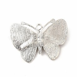 合成ターコイズ染めペンダント  合金パーツ  蝶のチャーム  アンティークシルバー  36x49.5x6mm  穴：3mm&nbsp;FIND-H042-01AS