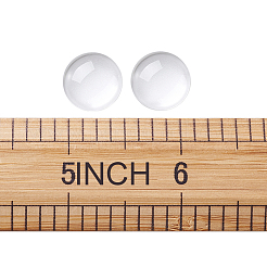 Transparent Glass Cabochons&nbsp;GGLA-CD0001-03
