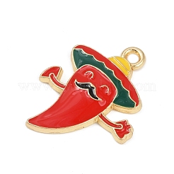 Cinco De Mayo Theme Alloy Enamel Pendants&nbsp;FIND-M080-02D-G