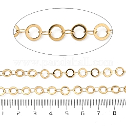 304 Stainless Steel Ring Link Chains&nbsp;CHS-G044-05G-07
