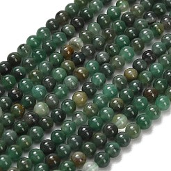 Natural African Jade Beads Strands&nbsp;G-F820-K02-4mm