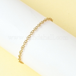 Brass Rolo Chains Bracelets for Women&nbsp;BJEW-JB12780