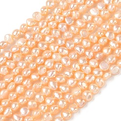 Natural Cultured Freshwater Pearl Beads Strands&nbsp;PEAR-C004-19B-03