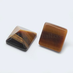 天然石タイガーアイカボション  ピラミッド  20x20x12~13mm  対角長さ：26mm&nbsp;G-G759-Y08