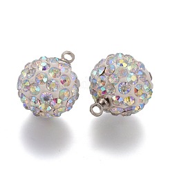 Polymer Clay Rhinestone Pendants&nbsp;KK-H738-03P