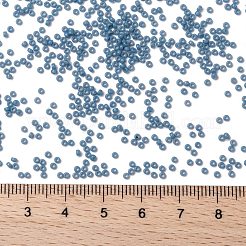 MIYUKIラウンドロカイユビーズ  日本製シードビーズ  （rr4482)デュラコート染め不透明ヤマモモ  15/0  1.5mm  穴：0.7mm  約5555PCS /ボトル  10 G /ボトル&nbsp;SEED-JP0010-RR4482