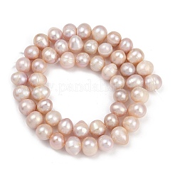 Natural Cultured Freshwater Pearl Beads Strands&nbsp;PEAR-I007-07X-06E