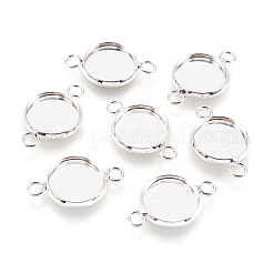 Brass Cabochon Connector Settings&nbsp;X-KK-E058-S