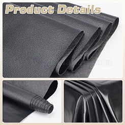 Lichee Pattern Imitation Leather Fabric&nbsp;DIY-WH0622-227