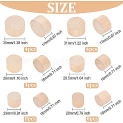 36種類の竹製ボトルストッパー6個  コラム  バリーウッド  20~35x17~18mm&nbsp;FIND-BC0002-85