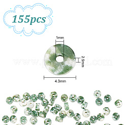 1 Strand Natural Green Spot Jasper Beads Strands&nbsp;G-GO0001-22