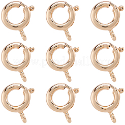 20Pcs Brass Spring Ring Clasps&nbsp;KK-BBC0027-68A-G