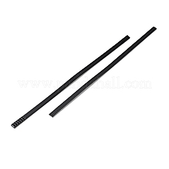 バッグハンドルに牛革を縫い付ける  バッグストラップ交換用アクセサリー  ブラック  39x1x0.3cm  穴：1.5mm&nbsp;FIND-D027-09E