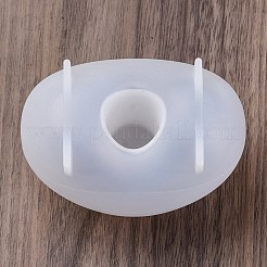 DIY シリコン キャンドル ホルダー金型  燭台金型  ジェッソ樹脂鋳造金型  ハート  82x56x63mm  内径：21.5mm&nbsp;DIY-K073-36