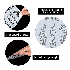 PET Plastic Hollow Out Drawing Painting Stencils Templates&nbsp;DIY-WH0244-223