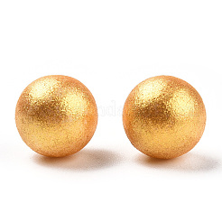小さなクラフトフォームボール  ラウンド  DIYの結婚式の休日の工芸品を作るために  ゴールデンロッド  7~10mm&nbsp;KY-T007-08K-B