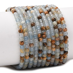 Natural Blue Calcite Beads Strands&nbsp;G-E576-09F