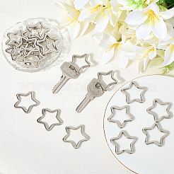 30Pcs Zinc Alloy Split Rings&nbsp;FIND-SP0004-17