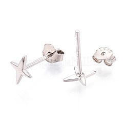 925 Sterling Silver Stud Earrings&nbsp;STER-N016-85P
