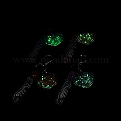 Luminous Heart Acrylic Pendant Keychain&nbsp;KEYC-D019-04G