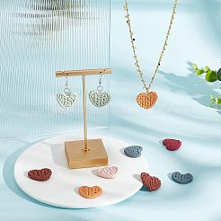 12Pcs 6 Colors Handmade Polymer Clay Cabochons&nbsp;CLAY-CA0001-17