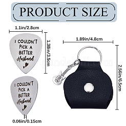201 Stainless Steel Guitar Picks&nbsp;AJEW-WH0348-48G