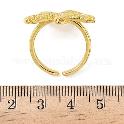 Brass Cuff Rings for Women&nbsp;RJEW-A083-01G