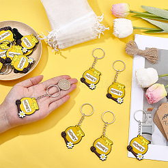 20Pcs PVC Pendant Keychains&nbsp;KEYC-BM0001-11C