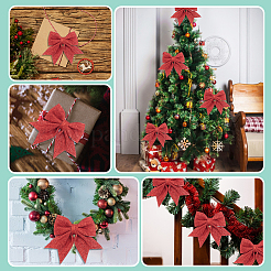 10Pcs Glitter Foam Bowknot Ornament Accessories&nbsp;FIND-GF0008-55A
