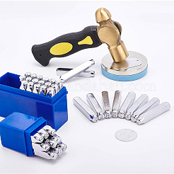 Iron Metal Stamps Set&nbsp;AJEW-BC0005-92