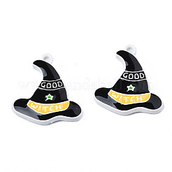 Spray Painted Alloy Enamel Pendants&nbsp;PALLOY-N055-003