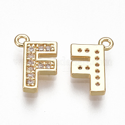 Brass Cubic Zirconia Charms&nbsp;KK-S348-330F