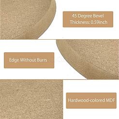 MDF 木材 セラミック 成形ツール  三角形  180x160x15mm&nbsp;DIY-WH20042-021